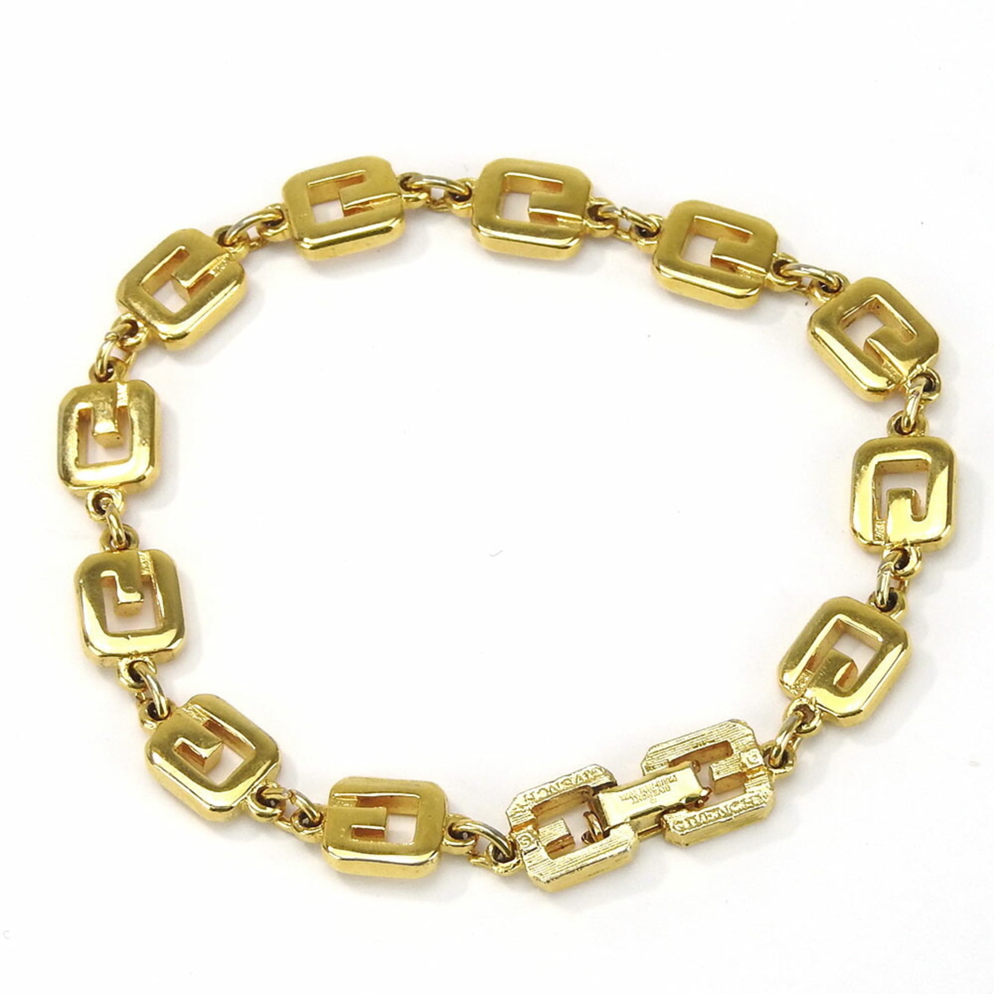 Pre-Owned Givenchy bracelet metal gold plated women's (Good