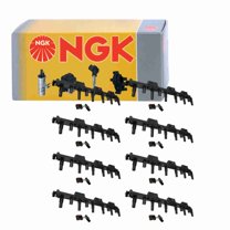 8 pc NGK 48662 Ignition Coils for 2505-98347 36-8038 56041019 56041476AA 56041476AB E224 E239 GN10529 IC207 IC207SB IC399 IC399SB UF-293 UF-296 UF293 UF296 UF296T Spark Plug Wire Boot