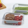 Mainstays Rectangular Tritan StainProof Food Storage Container, 1300ml