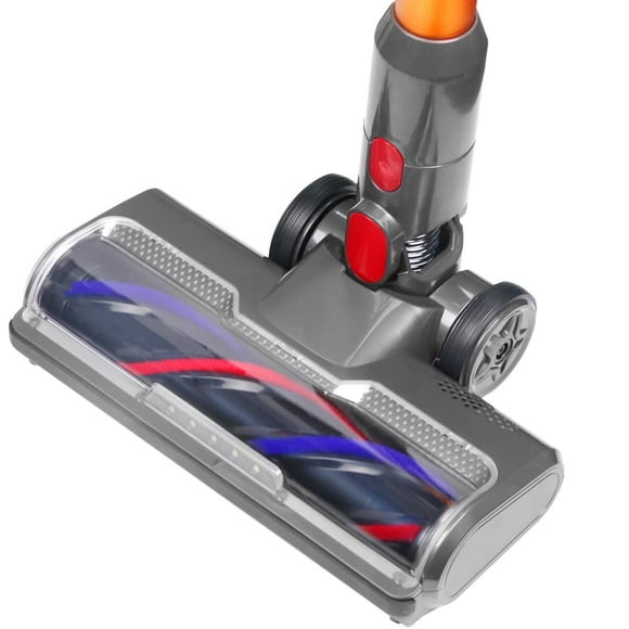 Motorhead Hardwood Floor Attachment for Dyson V7 V8 V10 V11 V15 SV10 SV12 SV14 Animal Absolute Vacuums - LED Headlights, Bristle Roller Brush Replacement