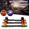 thumbnail image 3 of 2PCS Bike Bicycle Led Cycling Tail Rear Red Light Lamp Taillight Clamp Warning Tail Light, 3 of 5
