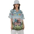 thumbnail image 4 of Happy Easter Dachshund American Flag Truck Bunny Ears Hawaiian Shirt Breathable Summer Unisex Merch Wiener Dog Lover Gifts Idea - 03001, 4 of 6