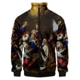 thumbnail image 5 of Chaqueta de hombre con estampado 3D de mural de lujo barroco retro, sudadera de exterior de aristocracia medieval, chaqueta de gran tamaño, abrigo, ropa de calle, 5 of 5