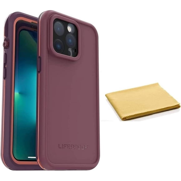 LifeProof FR Series Waterproof Case with Magsafe for iPhone 13 Pro Only - with Cleaning Cloth - Non-Retail Packaging - Resourceful Purple