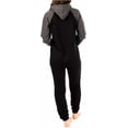 thumbnail image 2 of Women's Fleece Onesie Pajama – Zip-Up Hooded Jumpsuit Loungewear, Unisex One-Piece Sleepwear, 2 of 2