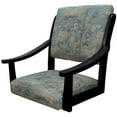 thumbnail image 4 of Counter Solid Wood Bar Stool Casa Melina 26" Seat - Poet Sky Blue Fabric - Black, 4 of 4