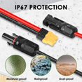 thumbnail image 3 of MOOKEERF Solar to XT60 Extension Cable 10AWG 50FT Solar Connector to XT60 Adapter Cable for Portable Power Station Battery Pack, 3 of 7