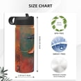 thumbnail image 4 of Easygdp Abstract Funny Duck 18oz Sports Insulated Kettle With Straw Insulated Water Bottle For Running Hiking Cycling Climbing Man'S Womens Sports Water Bottle, 4 of 8