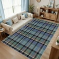 thumbnail image 2 of 1PC Plaid Pattern Area Carpet Local Carpet, Lightweight Washable Easy-to-Clean Carpet Mat Festival Gift, Suitable for Living Room, Bedroom, Dining Room, Office, Balcony, Room Accessones, 2 of 8