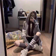thumbnail image 2 of Embalaje al vacío Tb Otoño Invierno mujeres calcetines hasta la rodilla de moda Simple Tb estilo académico de moda calcetines de algodón a media pantorrilla hombres mujeres, 2 of 4