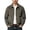Army Green, variant on Men's Denim Jacket with Button Front and Patch Pockets for Everyday Casual Wear in Autumn Winter, Dark Gray, M