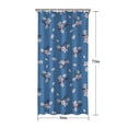 thumbnail image 5 of Pioneer Flower Floral Print Pattern Shower Curtain 36"x72" ,Bathroom Decorative Shower Curtains Set with 12 Hooks,Modern Waterproof Washable Shower Curtain, 5 of 6