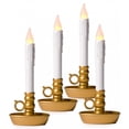 thumbnail image 2 of Plow & Hearth 4-Pack Battery-Operated Single Window LED Window Candles, 2 of 2