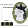 thumbnail image 3 of Sombrero de pirata Durag Unisex de terciopelo de cola larga Suave oso de fresa, 3 of 4