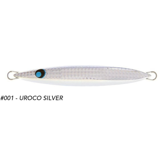 Uroco Short Saltwater Sinking Metal Jig Short Model 120g for Vertical Jigging Fishing