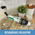 thumbnail image 3 of Prociv Handheld Vacuum Cordless Car Vacuum - 6000PA Strong Suction Handheld Vacuum Cleaner with Fast Cahrge Tech, Portable Vacuum with Large-Capacity Battery, Handheld Vac, White&Green, 3 of 7