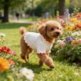 thumbnail image 7 of Clearance Sale! Suitable For Small And Medium Sized Dogs Featuring Cat And Prints Shirts Long Sleeved Ruffled Puppy And Pajamas. Pet Clothes Birthday Gift For Pet Dog Cat M, 7 of 7