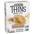 thumbnail image 2 of Good Thins Parmesan & Garlic Rice & Cheese Snacks Gluten Free Crackers, 3.5 oz (Pack of 4), 2 of 5