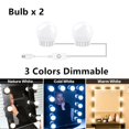 thumbnail image 1 of Mirror LED Light Bulb Lights Stepless Dimmable Wall Lamp 2 6 10 14 Bulbs Kit for Dressing Table ,Widely Use, 1 of 5