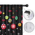 thumbnail image 4 of Blackout Kids Curtains,Black Christmas Ornament Pattern Childrens Insulated Curtains Set Of 2,Bedroom Essentials,Toddler Room Decor 42"x63", 4 of 5