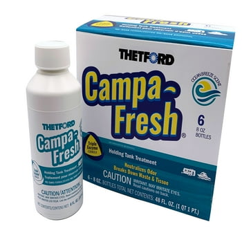 Thetford Campa-Fresh Ocean Breeze Liquid Holding Tank , 8 oz, Pack of 6