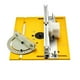 thumbnail image 4 of Placa de inserción de aluminio para mesa de fresadora, para bancos de carpintería, sierras de mesa y recortadoras. dorado, 4 of 9