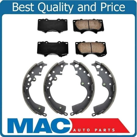 New Front Brake Pads Rear Brake Shoes for Toyota Tacoma 4x4 4 Wheel Drive