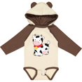 thumbnail image 3 of Inktastic Cow Boys or Girls Long Sleeve Baby Bodysuit, 3 of 5