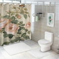 thumbnail image 7 of JEUXUS Shower Curtain Set Vintage Rose Coquette, Rustic Pink Rose, Pink Vintage White, 7 of 7