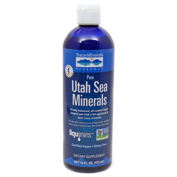 Utah Sea Minerals By Trace Minerals Research 16 Fluid Ounces