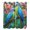 style-6, variant on Two Blue Parrots on Cherry Blossom Branch 2 Panels 3D Printing Pattern Curtain for Bedroom Living Room Kitchen Window Decoration Home