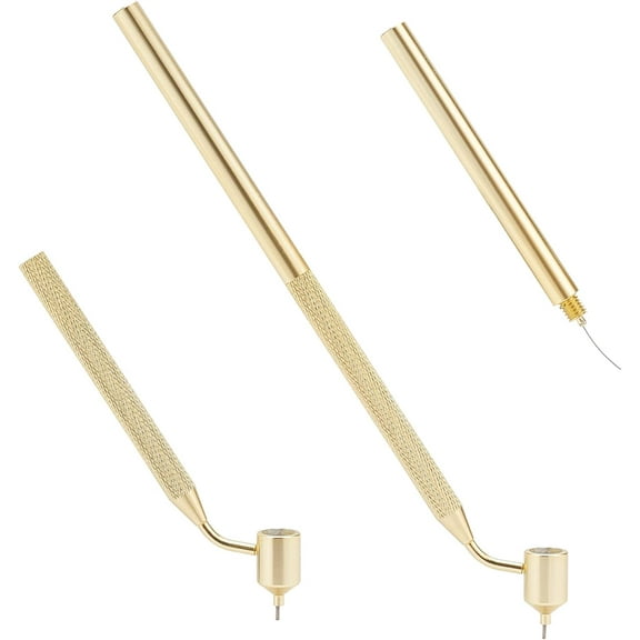 1PC Slanting Fine Line Painting Pen Fluid Writer Pen Retro Aluminum Fineliners Paint Pen Artists Student Sketch Portable Drawing Tools Art Craft Calligraphy Stationery Writing Supplies