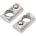thumbnail image 5 of PinesC 50 Pcs Écrou M6 T, 2020 2040 2080 Série Demi-Rond Rouleau à Ressort Écrous T Rouleau à Ressort T Écrou T Fente pour Profil en Aluminium Européen Accessoires M6, 5 of 5