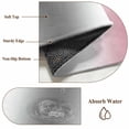 thumbnail image 6 of 2'x6' Rug Runners for Hallways Kitchen, Pink Grey Non Slip Entryway Beside Floor Carpet Runner, Gray Farmhouse Modern Rustic Washable Laundry Room Bedroom Throw Rugs Mat for Family Pet, 6 of 8