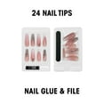 thumbnail image 3 of L.A. COLORS Lavish Nail Tips Starlight, 26 Pieces, 3 of 5
