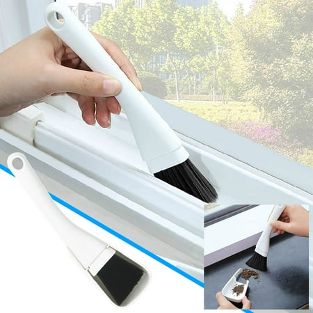 

Window Cleaner Flat Head Brush Window Cleaning Small Brush Multi-Function Long Handle Window Brush Home