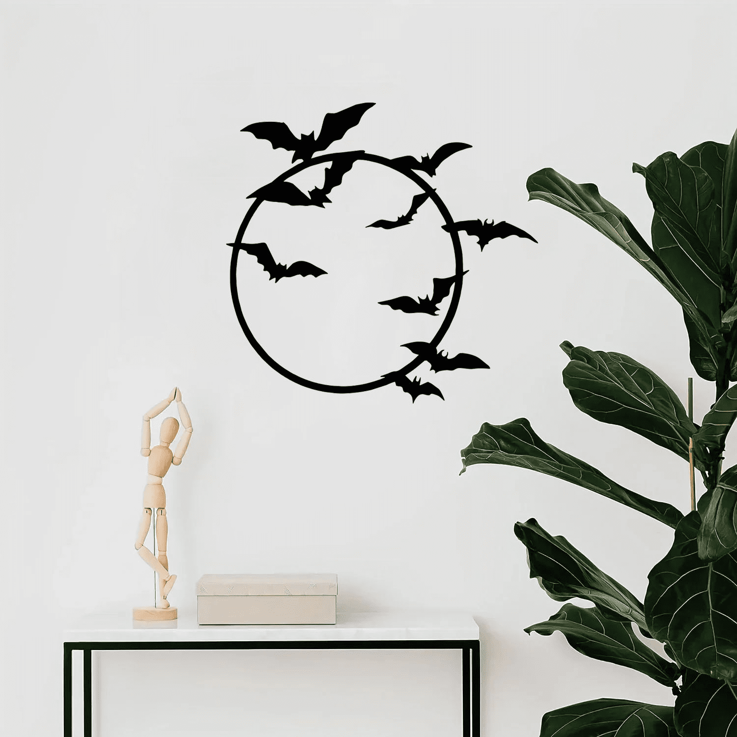 Gothic Bat Wall Art Halloween Outdoor Indoor Decor