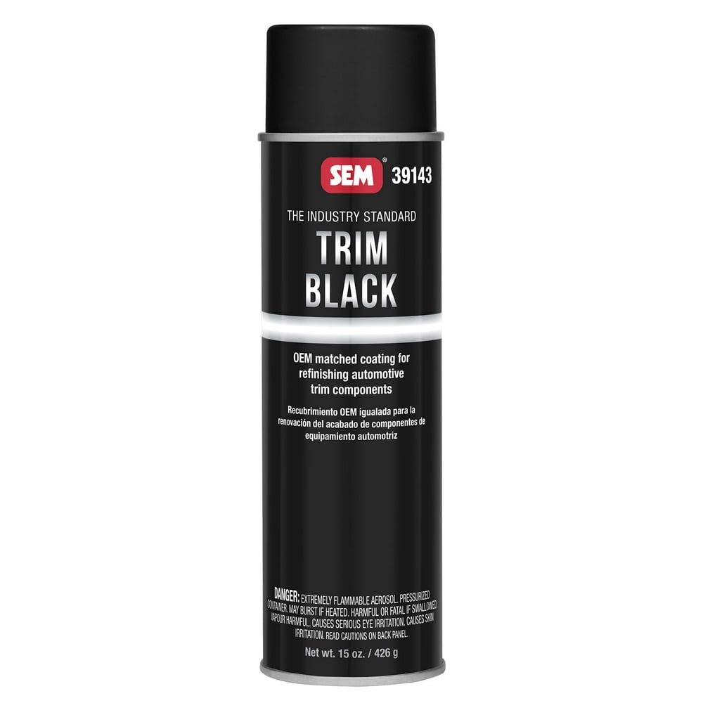 SEM TRIM PAINT Trim Black AEROSOL 12 oz. CAN 39143