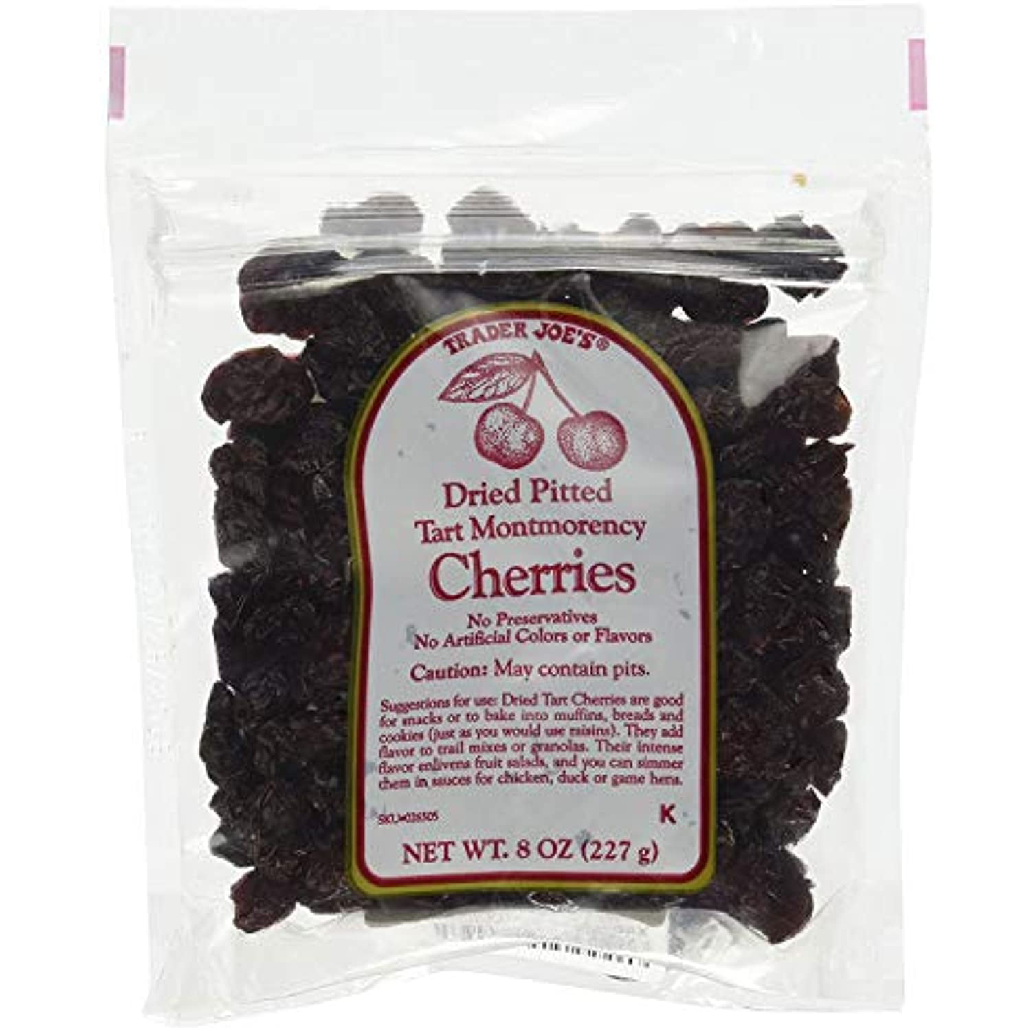 TJ Dried Pitted Tart Montmorency Cherries