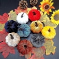 thumbnail image 4 of Paquete De 9 Calabazas Artificiales JanHm Cosecha De Otoño Decoración Realista 6 Cm, 4 of 5