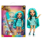 Rainbow High Blu - Blue Fashion Doll in Fashionable Outfit, Wearing a Cast & 10+ Colorful Play Accessories. Gift for Kids 4-12 Years Old and Collectors.