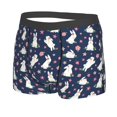 thumbnail image 5 of Goofa Rabbit And Flower Printed Men's Boxer Briefs Underwear, Moisture-Wicking Underwear, Trunk,Soft and Breathable Cotton Underwear-Large, 5 of 9