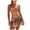 Coffee-GVWWT, variant on JFOPQVSM Girls Comfortable Breathable Skin Friendly Swimsuit Fashionable Printed Three Piece Split Swimsuit Set
