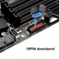 thumbnail image 4 of 90 Degree UP/Down Angle USB 3.0 19/20Pin to Dual USB-A Female Port A, 4 of 5