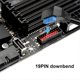 thumbnail image 4 of 90 Degree UP/Down Angle USB 3.0 19/20Pin to Dual USB-A Female Port A, 4 of 5
