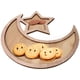 thumbnail image 5 of Plato de cena de madera para decoración de Ramadán Eid Mubarak, Luna y estrella, para el hogar, Luna, mezquita islámica, placa musulmana, suministros para fiestas DIY, 5 of 6