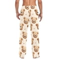 thumbnail image 2 of Men's Pajama Bottoms Bear Lovely Men's Cotton Pajama Pants Men's Loose Printed Pajama Pants Casual Pants with Pockets, 2 of 6