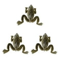 thumbnail image 2 of QualitChoice Appât Factice Surface Leurre Faible Résistance Forte Ténacité Fil d'Acier Biseauté Outils de Pêche Motif Écailles de Poisson Simulé Marron 3ensemble, 2 of 6
