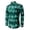 02#Cyan, variant on Moon Logo Mens Shirts Long Sleeve Buttons V-Neck Hawaiian Shirt Top