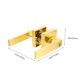 thumbnail image 2 of unbranded 1Jgo Manija Cerradura Para Puerta De Aluminio Dorado Resistente Y Fácil De Instalar, 2 of 6
